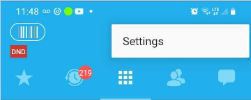 modify settings