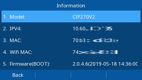 CIP Phone Info