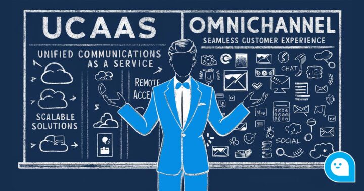 What is the difference between UCaaS and Omnichannel?