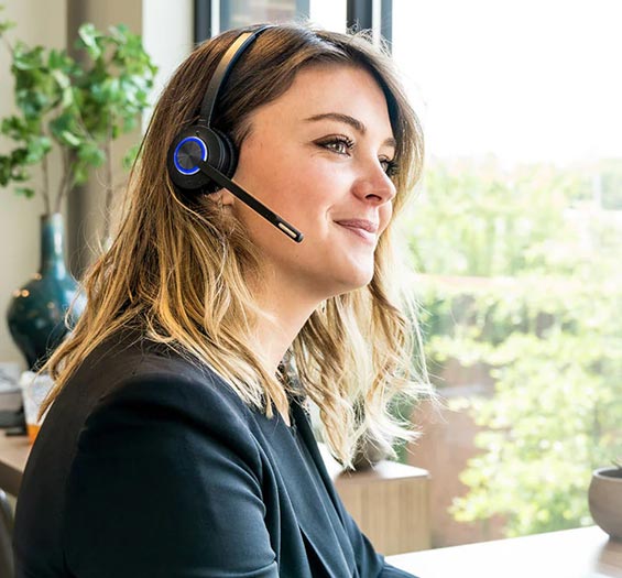 Woman Headset